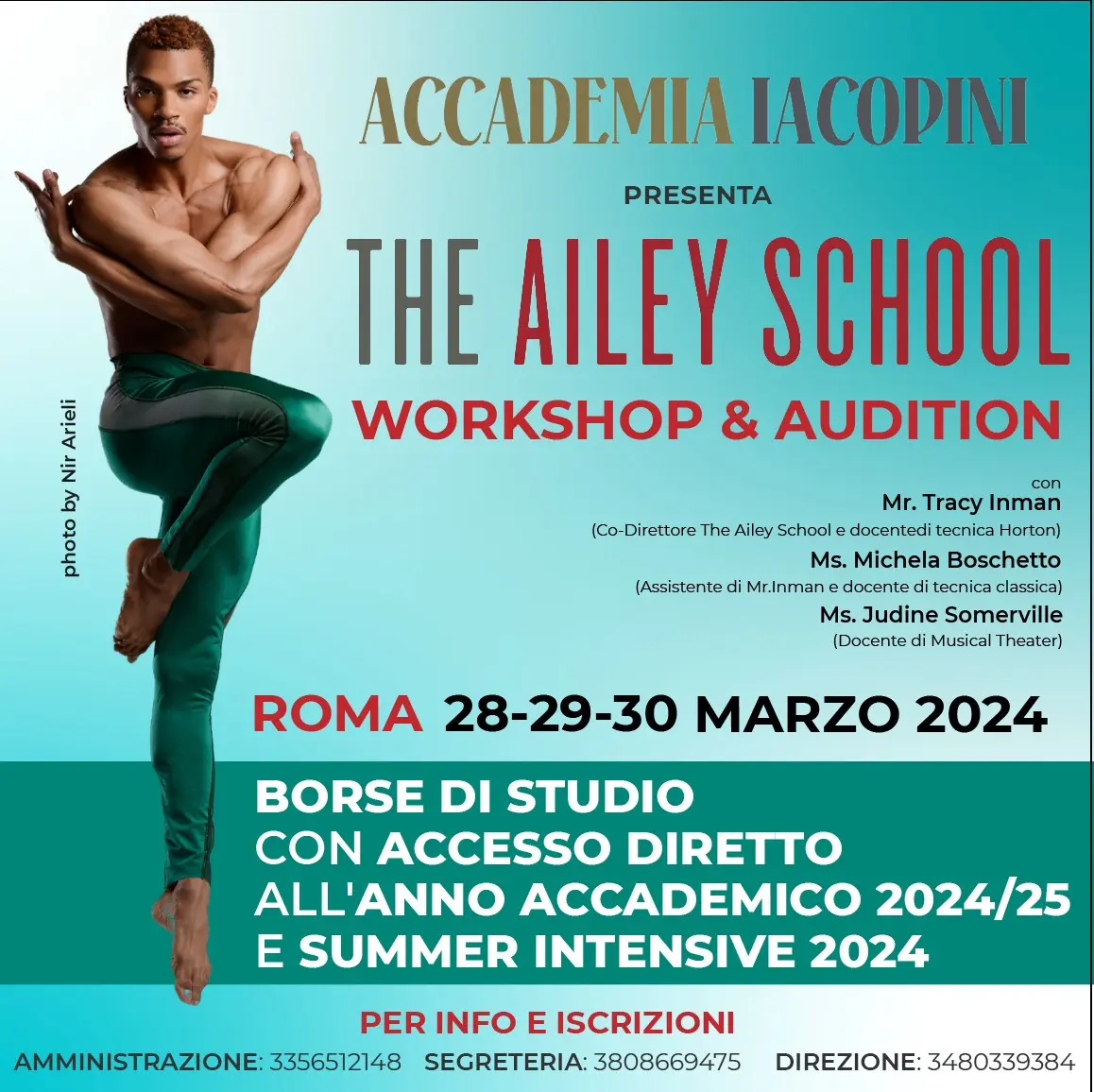 Workshop e audizione The Ailey School di New York 2024